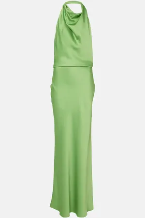 Simkhai Reannon draped satin gown