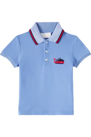 Gucci Baby cotton-blend piquÃ© polo shirt
