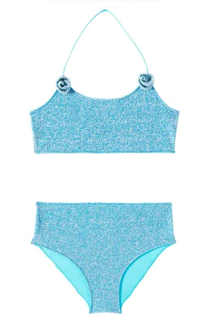 Oseree OsÃ©ree Kids LumiÃ¨re lamÃ© bikini