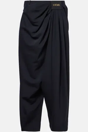 Loewe Draped wool pants