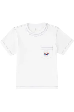 Brunello Cucinelli Printed cotton jersey T-shirt
