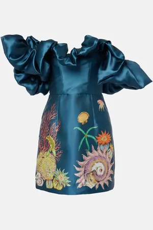 ALÉMAIS AlÃ©mais Dorian printed ruffled minidress