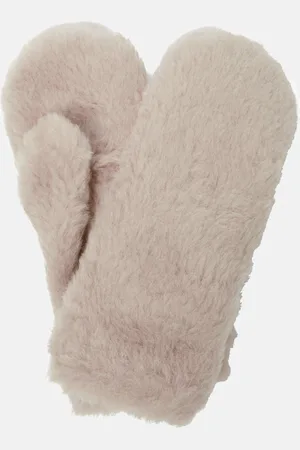 Max Mara Ombrato alpaca, wool and silk mittens