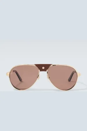 Cartier Santos De Cartier aviator sunglasses