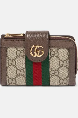Gucci Ophidia leather-trimmed card case