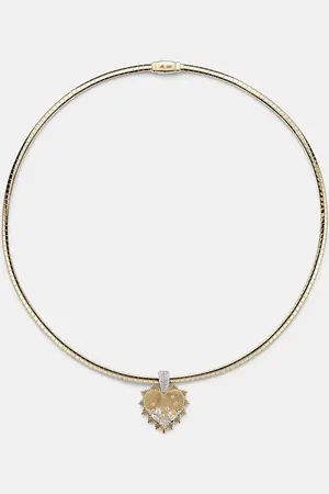 Foundrae Love 18kt necklace with diamonds