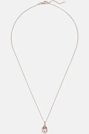 BUCHERER FINE JEWELLERY Blush 18ct rose pendant necklace with morganite and diamonds
