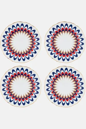 BITOSSI Flora set of 4 dinner plates