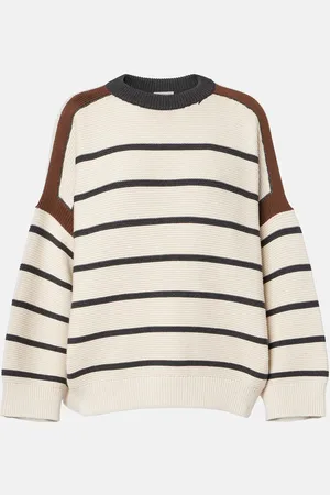 Brunello Cucinelli Striped cotton sweater