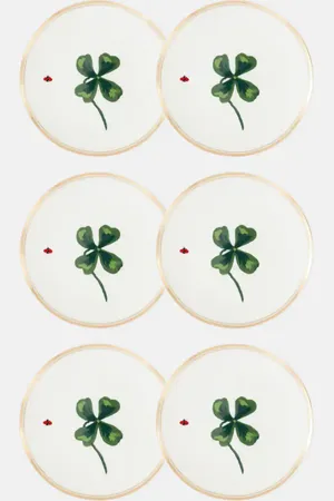 BITOSSI Cloverleaf set of 6 plates