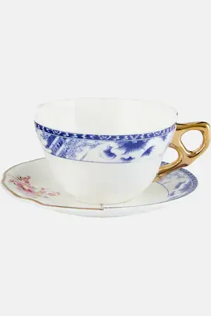 SELETTI Hybrid Zenobia teacup and saucer set