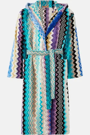 Missoni Giacomo hooded cotton bathrobe