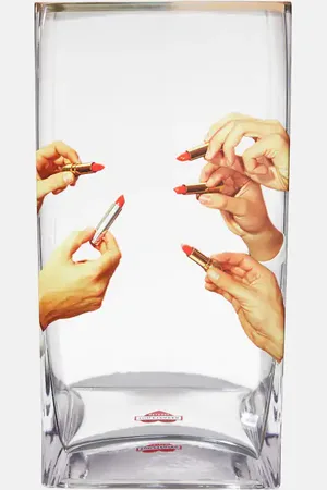 SELETTI X Toiletpaper Lipsticks Large glass vase