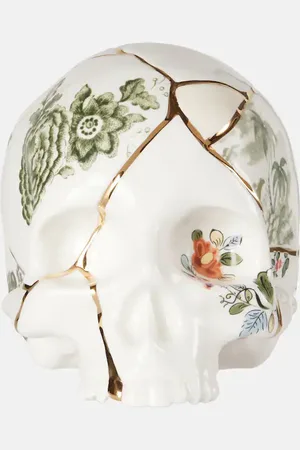 SELETTI Skull Kintsugi decorative object by Marcantonio Raimondi Malerba