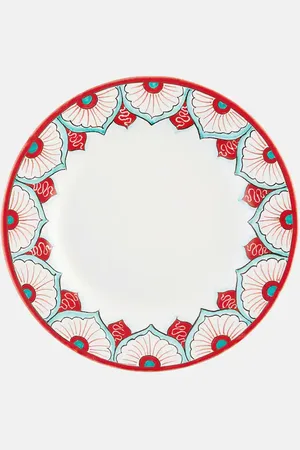 Les-Ottomans Peacock dessert plate by Bertrando Di Renzo