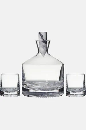 NUDE Alba whiskey decanter and glass set