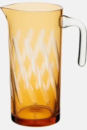 POLSPOTTEN Tubular glass pitcher