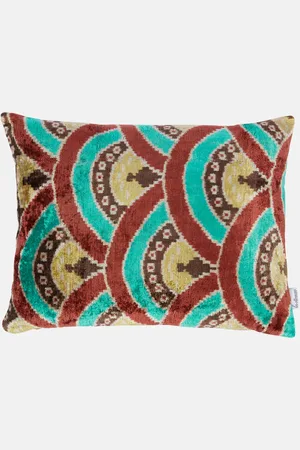 Les-Ottomans Silk velvet cushion