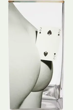 SELETTI X Toiletpaper Two of Spades Large glass vase