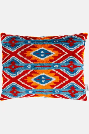 Les-Ottomans Silk velvet cushion