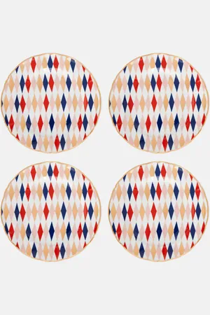 BITOSSI Quadri set of 4 dessert plates