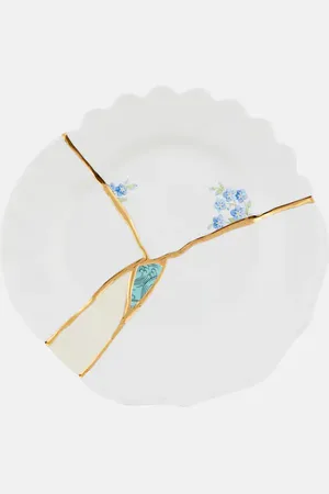 SELETTI Kintsugi dessert plate by Marcantonio Raimondi Malerba