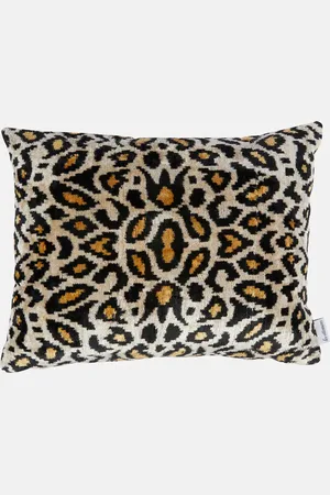 Les-Ottomans Silk and cotton velvet cushion