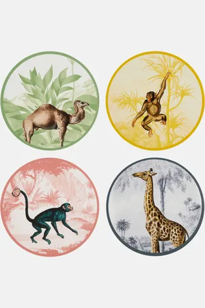 Les-Ottomans La Menagerie Ottomane set of 4 placemats