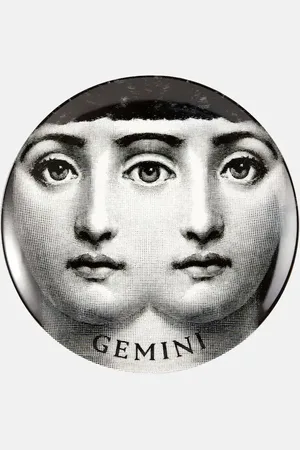 FORNASETTI Tema E Variazioni N.350 Gemini wall plate