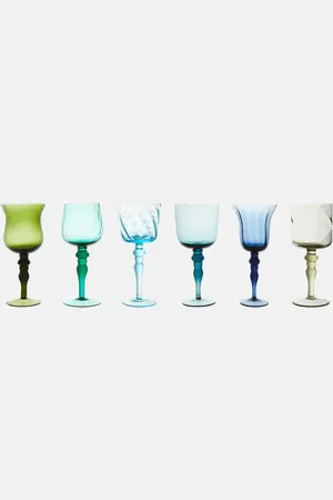 BITOSSI Set of 6 wine glasses