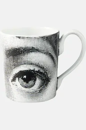 FORNASETTI Occhi porcelain mug