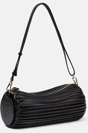 Loewe Bracelet pleated leather shoulder bag