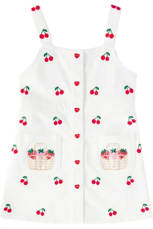 Stella McCartney Embroidered denim dress
