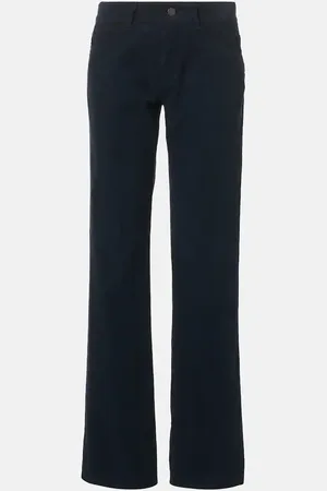 The Row Carlyl cotton corduroy slim pants