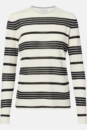 Moncler Striped cotton-blend sweater