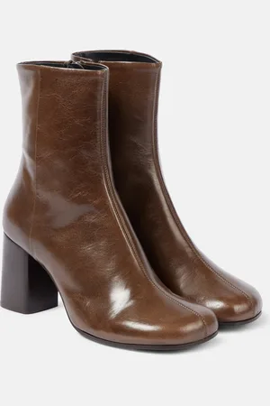 LEMAIRE Anatomic leather ankle boots