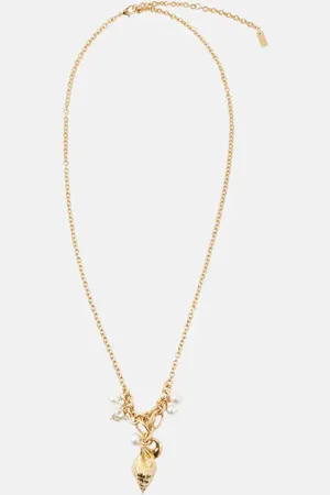 Chloé ChloÃ© Faux pearl-embellished pendant necklace