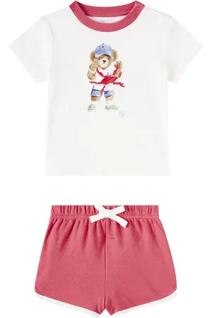 Ralph Lauren Baby cotton jersey T-shirt and shorts set