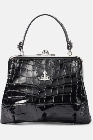 Vivienne Westwood Granny Frame leather tote bag