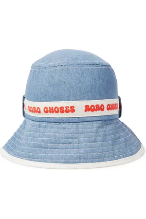 Bobo Choses Logo denim bucket hat