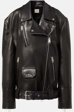 Khaite Hansel leather jacket
