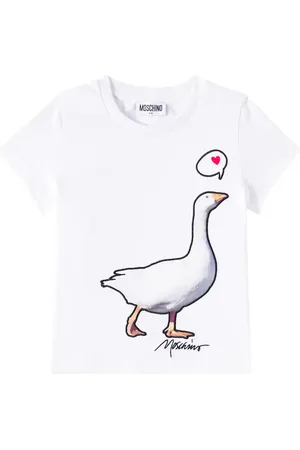 Moschino Printed cotton jersey T-shirt