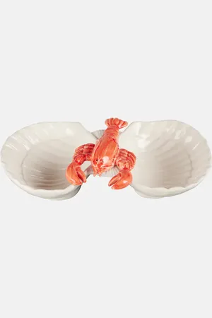 Les-Ottomans Lobster ceramic appetizer plate