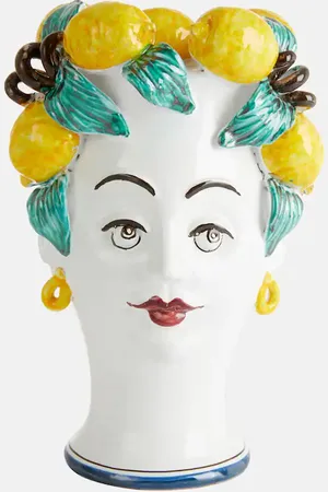 Les-Ottomans Lemon Woman ceramic vase