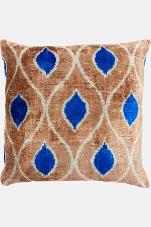 Les-Ottomans Silk velvet cushion