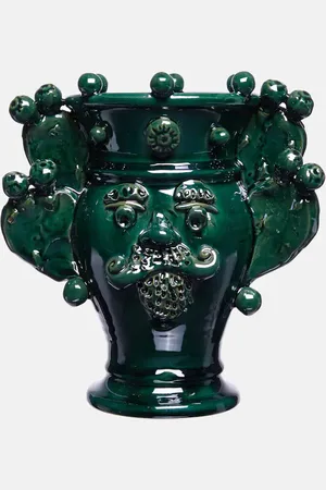 Les-Ottomans Sicilian ceramic vase