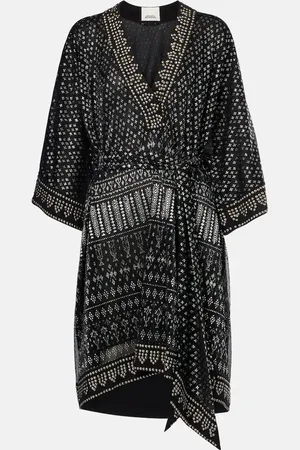 Isabel Marant Nawel embellished lamÃ© minidress
