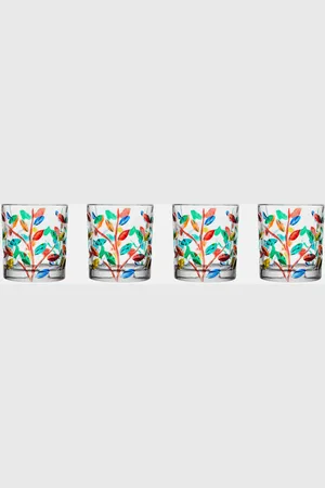Les-Ottomans Floral set of 4 tumblers