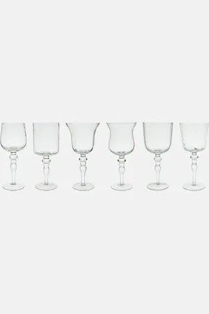 BITOSSI Set of 6 wine glasses