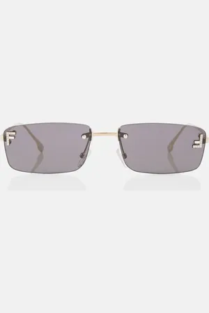 Fendi First Crystal rectangular sunglasses